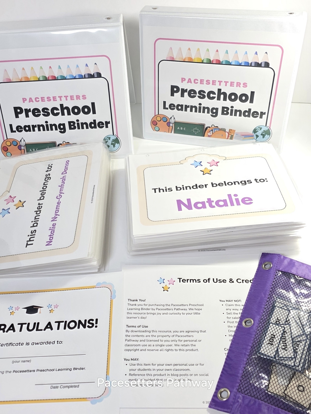 Pacesetters Preschool Kindergarten Readiness Learning Binder, For Ages 3-5, NEW - Picture 3 of 17